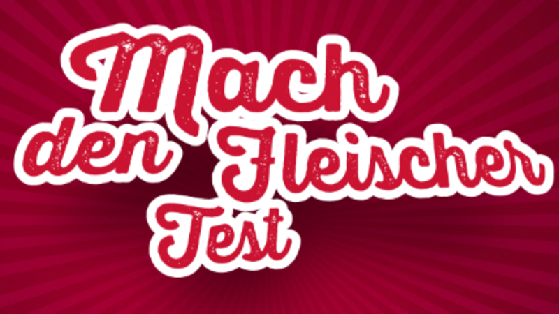 Mach den Fleischer-Test