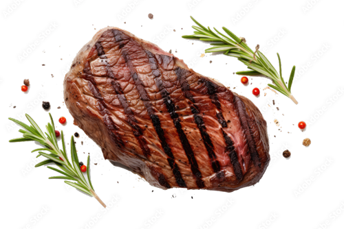 Steak mit Rosmarin und Pfeffer